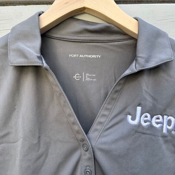 Grey Port Authority Jeep Polo Shirt - Picture 3 of 3
